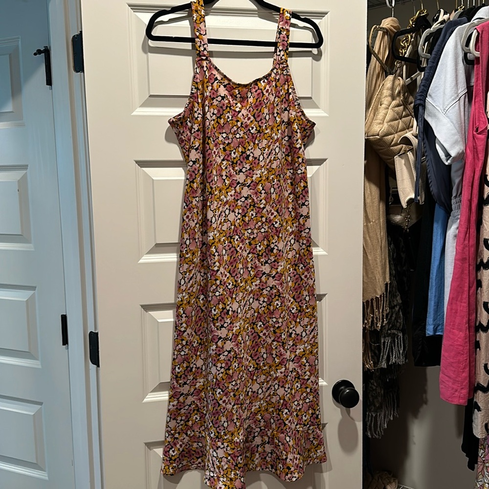Floral midi dress
